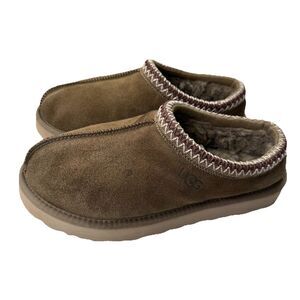 UGG Tasman Slippers Womens Size 9 Suede Chestnut Slip On Shoes